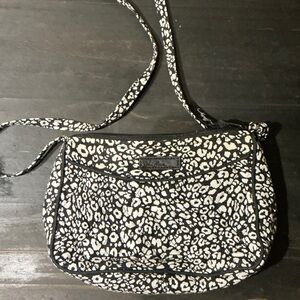 Vera Bradley Monochrome Leopard Crossbody Bag